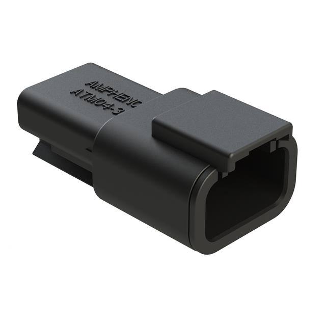 ATM04-3P-BLK Amphenol Sine Systems Corp  Boîtiers de connecteurs rectangulaires